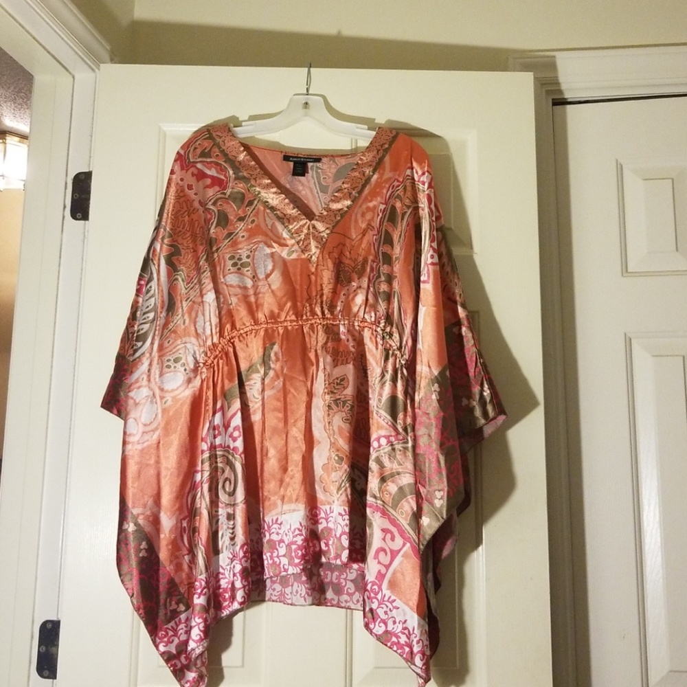 🎇Ashley Stewart Kimono Sleeve Blouse